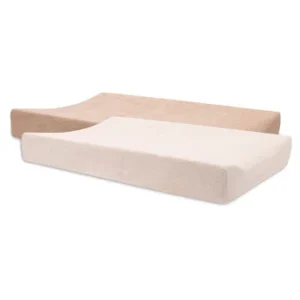 Housse Matelas à Langer Éponge 50x70cm Blush & Wild rose - 2 pièces