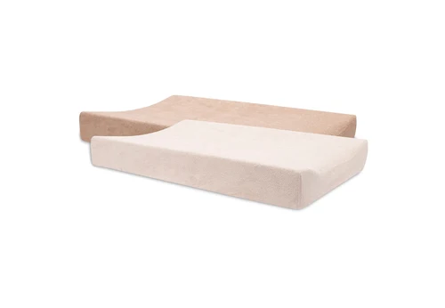 Housse Matelas à Langer Éponge 50x70cm Blush & Wild rose - 2 pièces