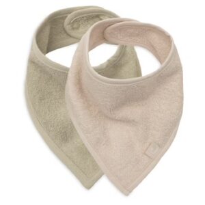 Bavoir Bandana Soft Matcha & Sand - 2 Unités