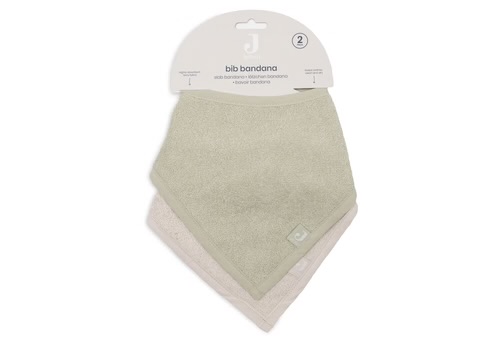 Bavoir Bandana Soft Matcha & Sand - 2 Unités – Image 5