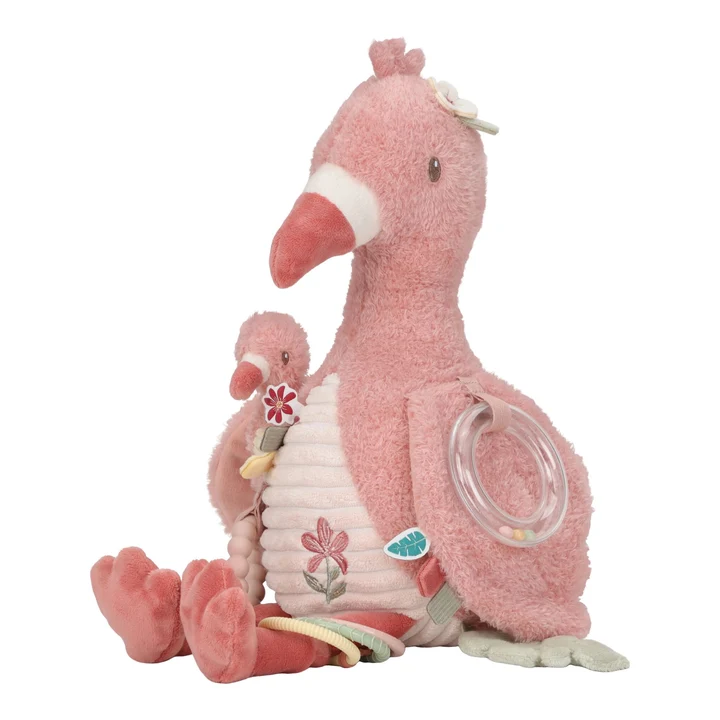 Peluche d’activités Flamand rose - Safari Friends – Image 3