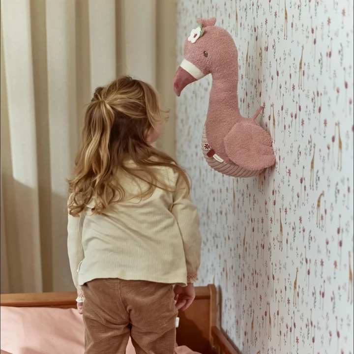 Décoration murale tête de Flamand Rose - Safari Friends – Image 5