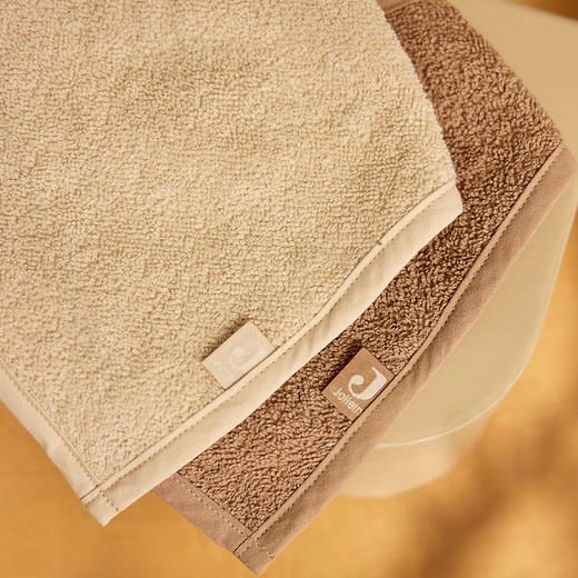 Bavoir Bandana Sand & Milky coffee - 2 Unités – Image 6