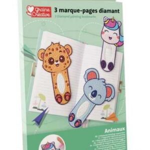 Marque-pages à diamanter Animaux