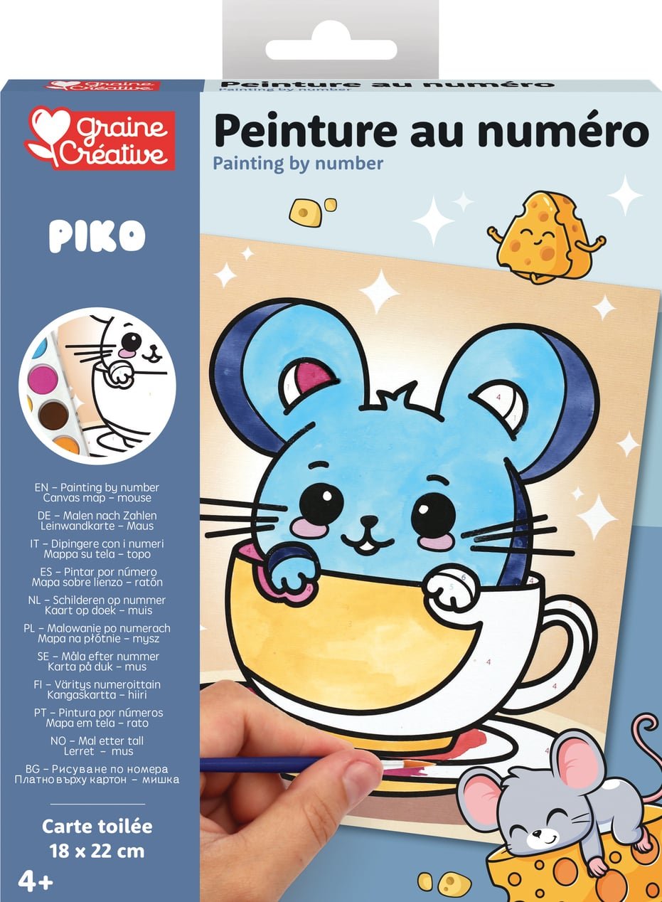 Peinture au numéro souris 4+