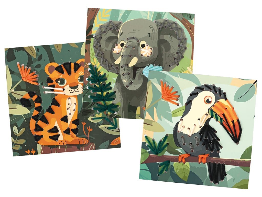 Cartes à broder Jungle – Image 2