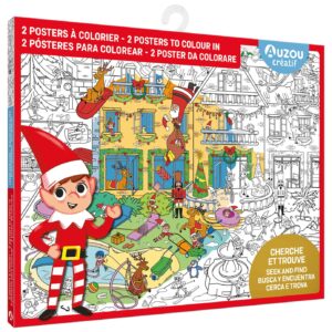 MA POCHETTE D'ARTISTE - CHERCHE ET TROUVE GÉANT À COLORIER - LUTINS FARCEURS