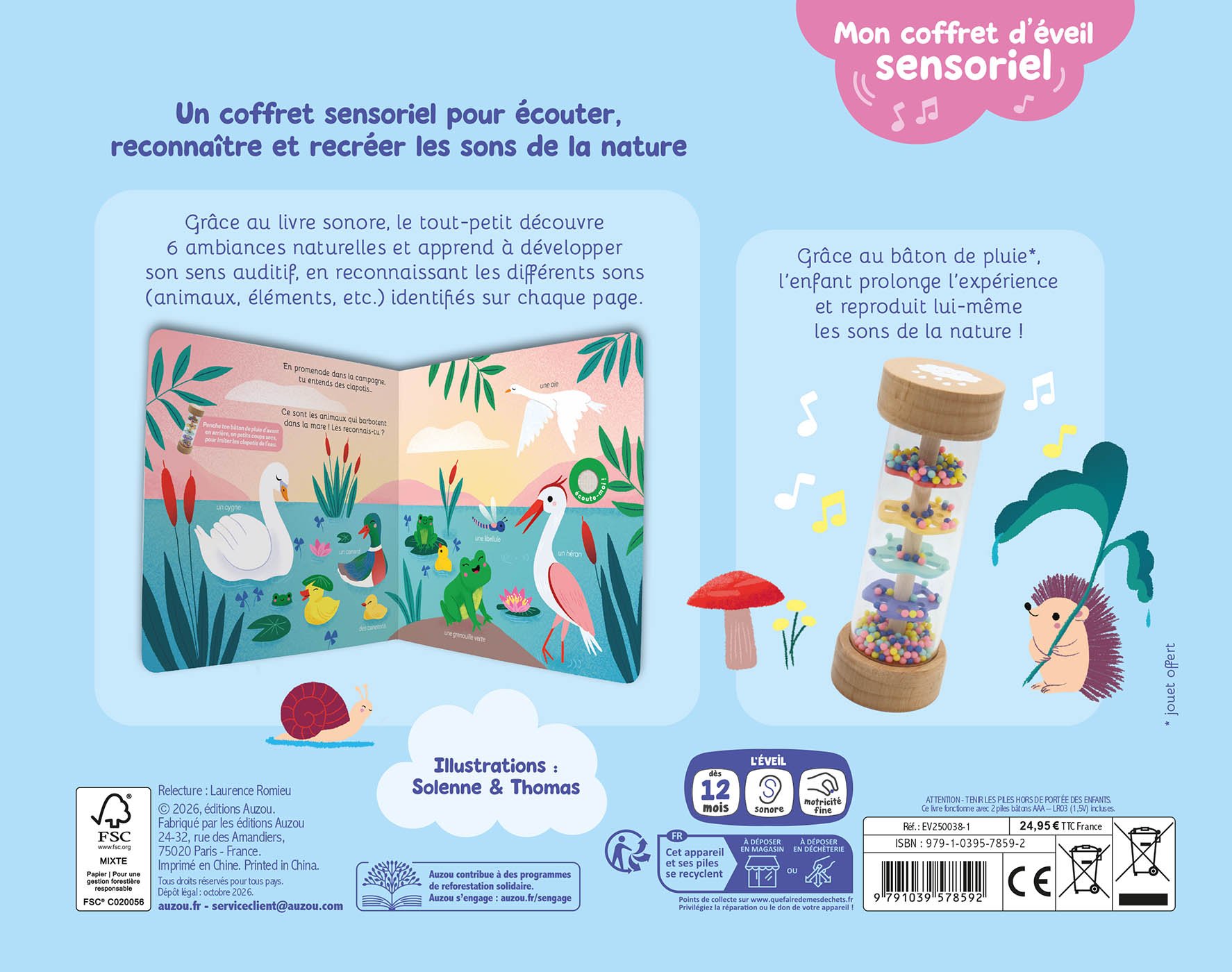 MON COFFRET D'ÉVEIL SENSORIEL - J'ÉCOUTE LA NATURE – Image 2
