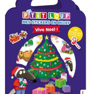P'TIT LOUP - MES STICKERS EN RELIEF - VIVE NOËL
