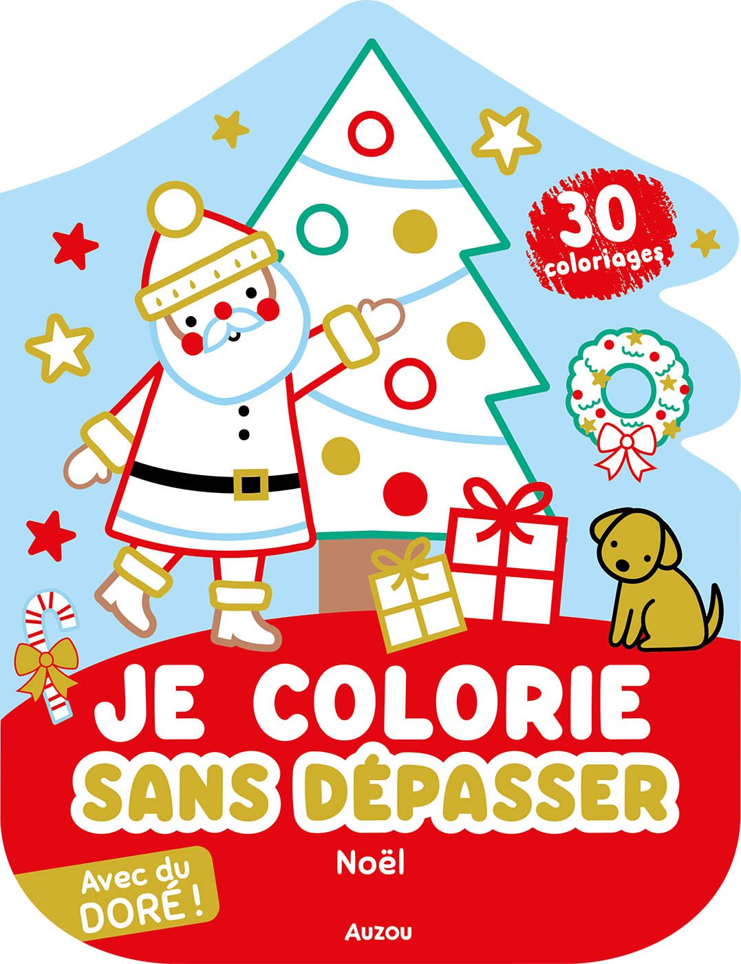 Je colorie sans dépasser - Noël