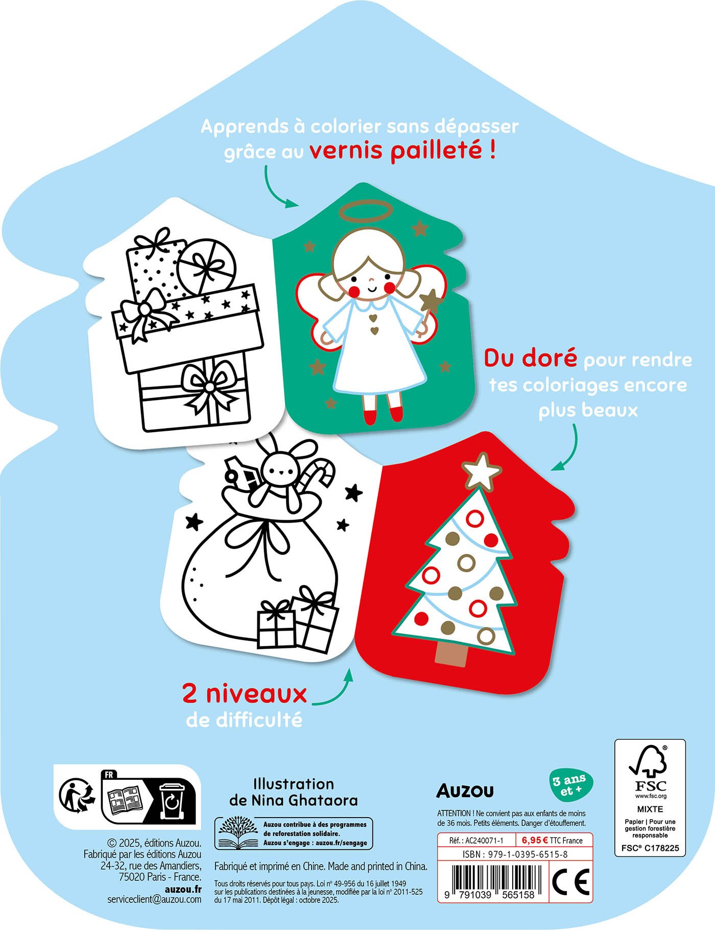 Je colorie sans dépasser - Noël – Image 3