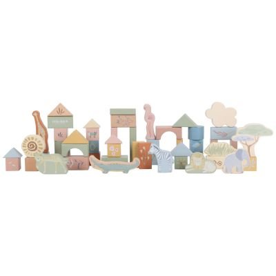 Blocs de construction en bois Safari Friends – Image 3