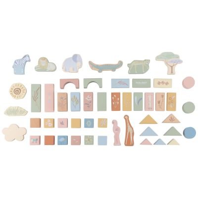 Blocs de construction en bois Safari Friends – Image 2