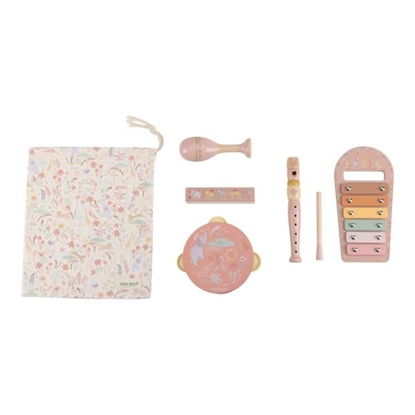 Set de musique rose en bois Safari Friends – Image 5