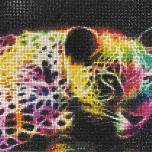 Diamond painting leopard