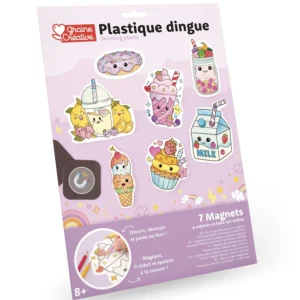 Kit plastique dingue magnets Kawaii