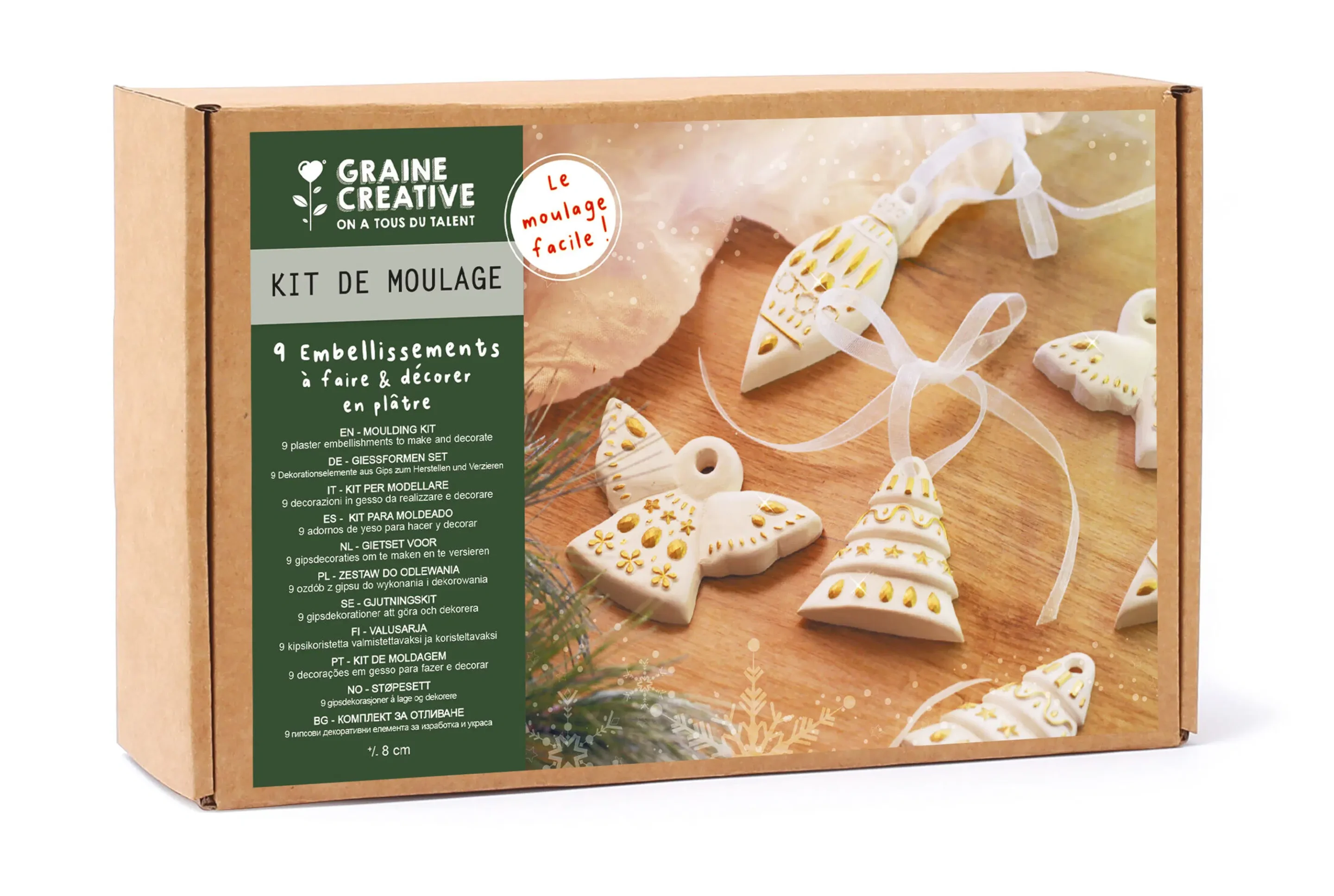 Kit moulage embellissements de Noël